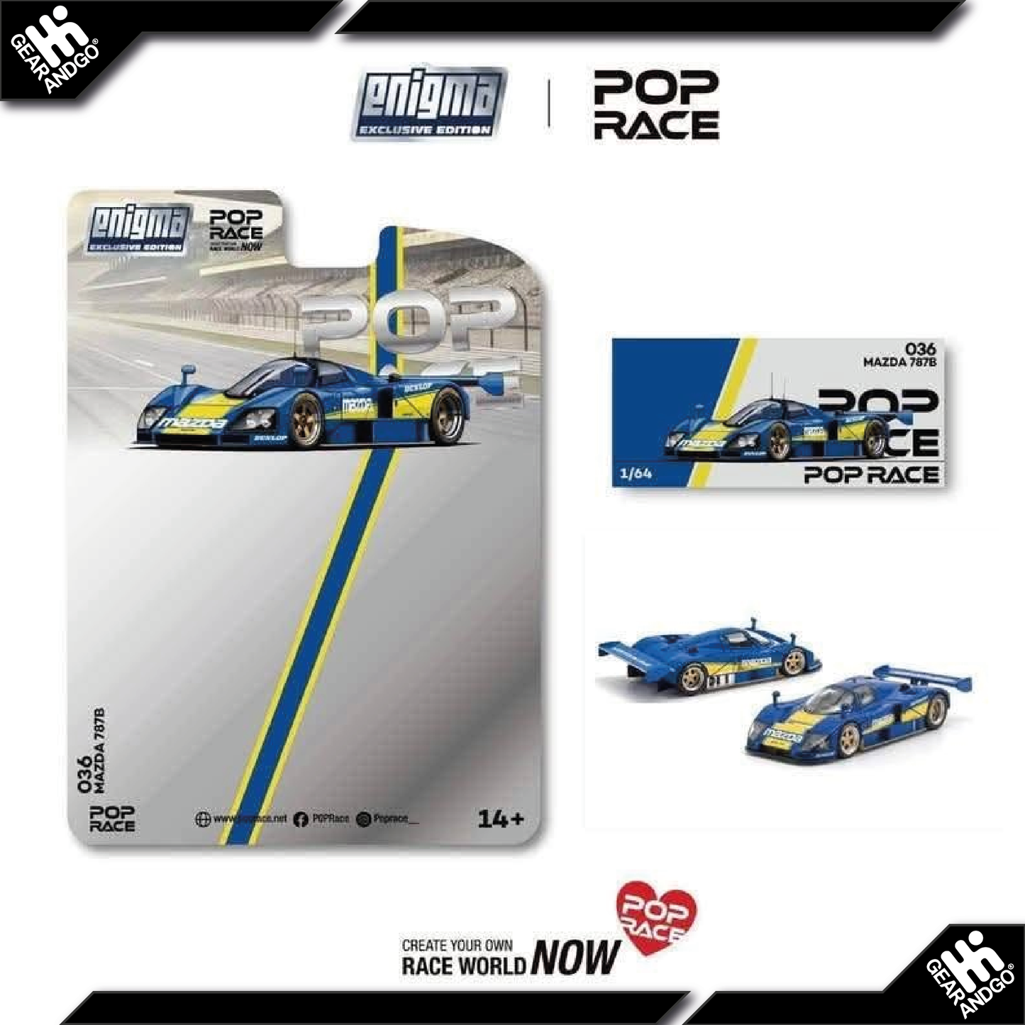 POP RACE 036 - MAZDA 787B