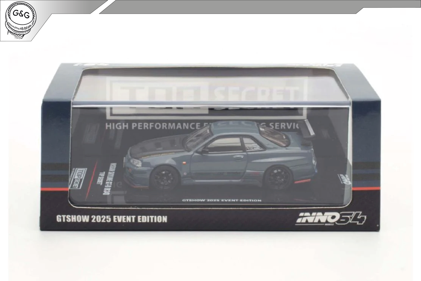 INNO64 - NISSAN SKYLINE GT-R (R34) *TOP SECRET* GTSHOW 2025 EVENT EDITION