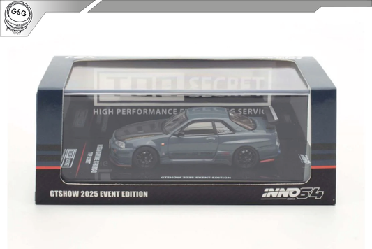 INNO64 - NISSAN SKYLINE GT-R (R34) *TOP SECRET* GTSHOW 2025 EVENT EDITION