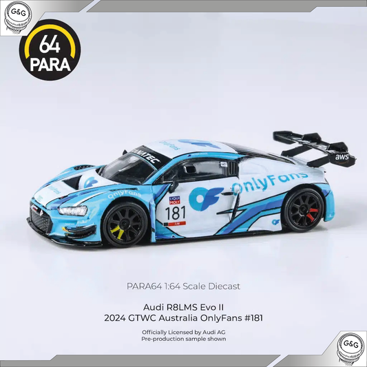 PARA64 2024 AUDI R8 LMS EVO II #181 GTWC AUSTRALIA ONLYFANS LHD