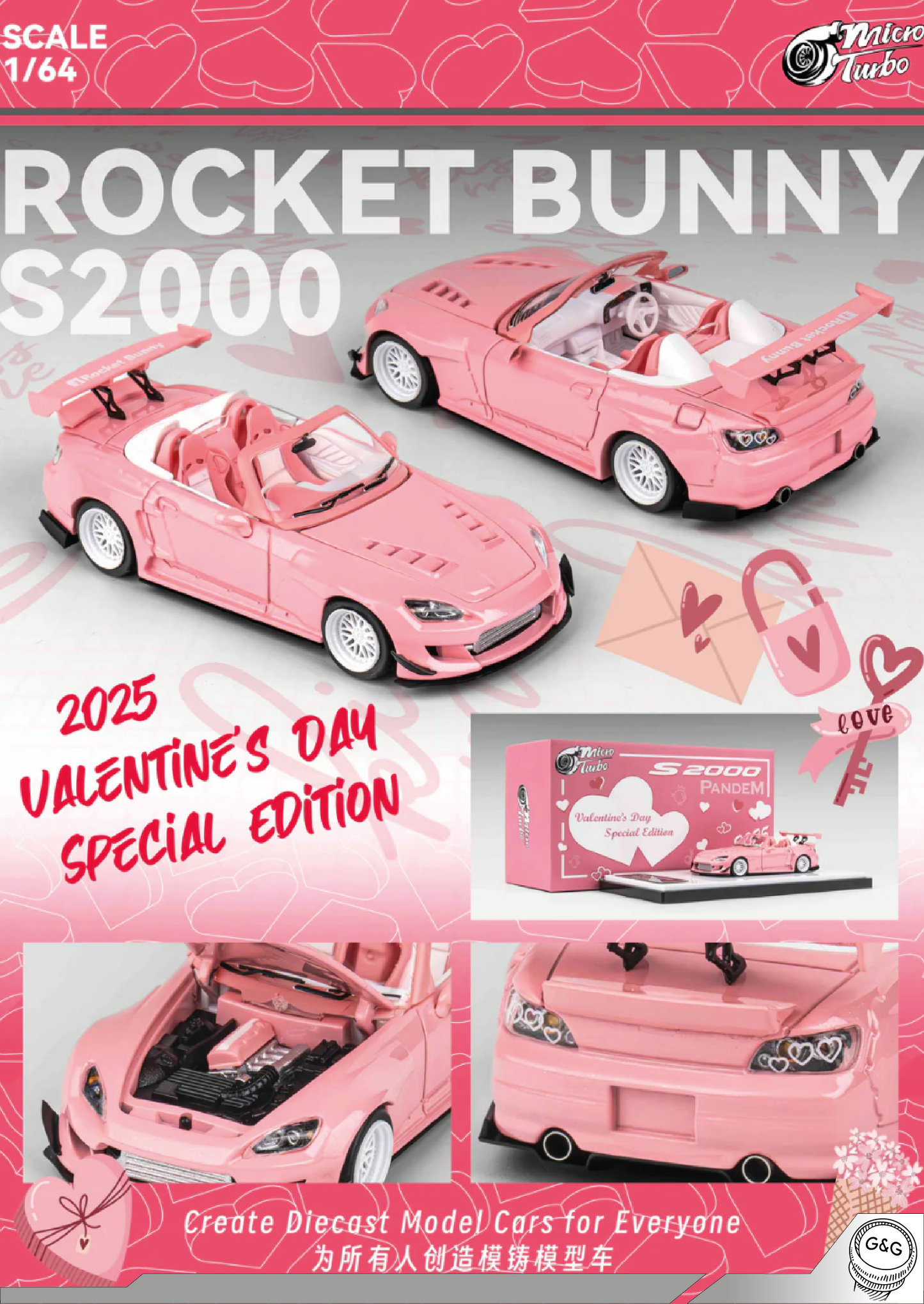 MICRO TURBO - ROCKET BUNNY S2000 RB VALENTINE