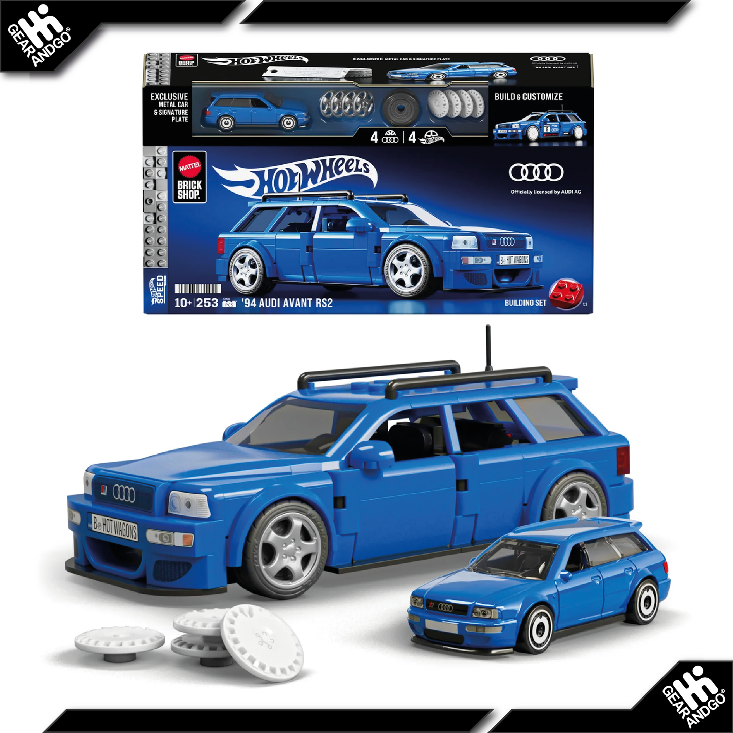 HOT WHEELS BRICK SHOP - 1/32 AUDI RS2