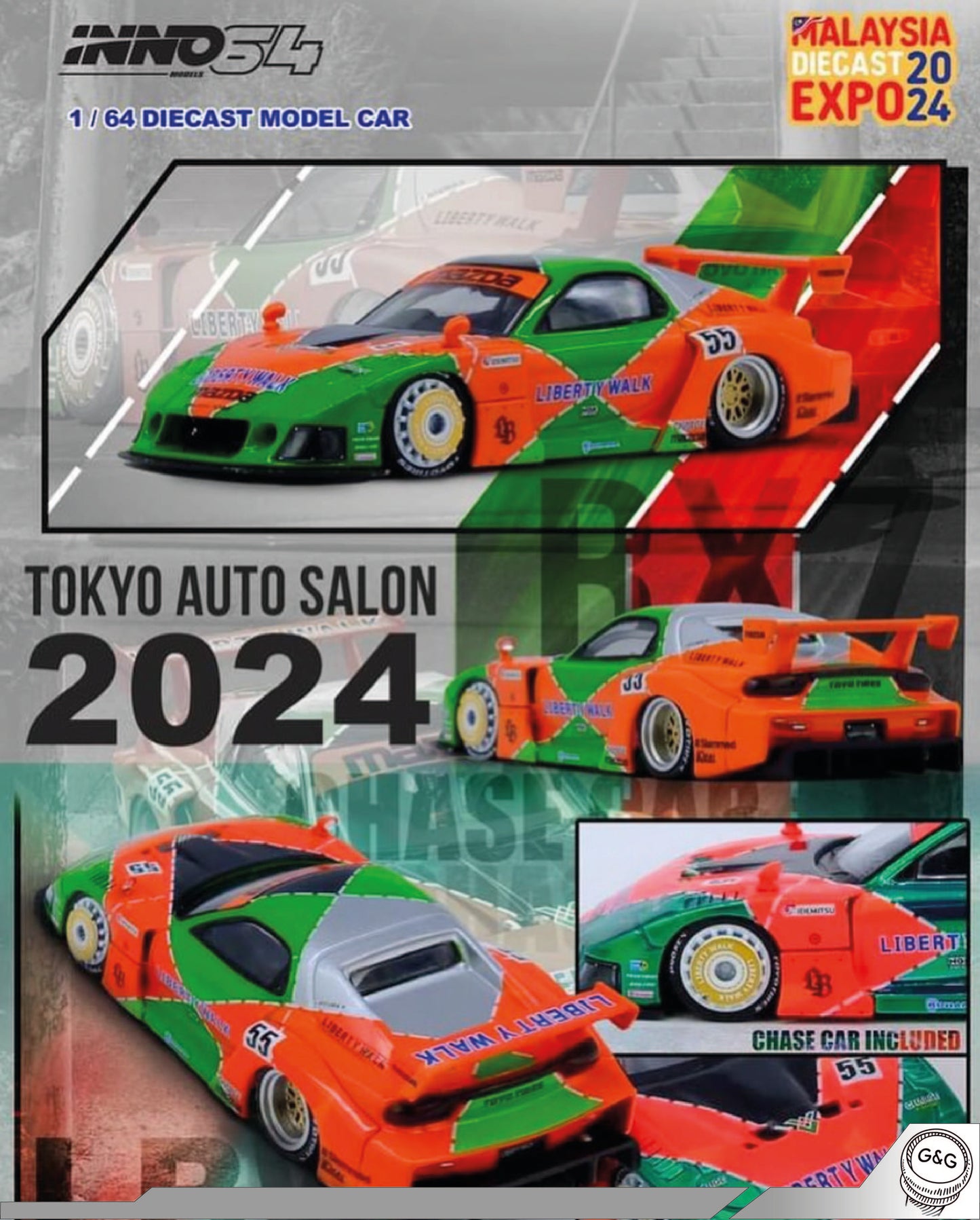INNO64 MAZDA RX7 LBWK MALAYSIA EXPO