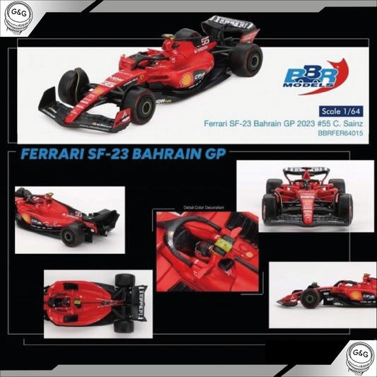 BBR 2023 FERRARI SF23 #55 C. SAINZ BAHRAIN GP