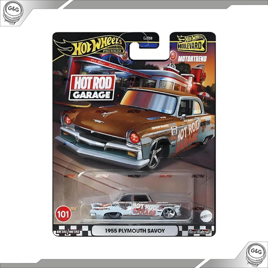 HOT WHEELS BOULEVARD #101 - 1955 PLYMOUTH SAVOY