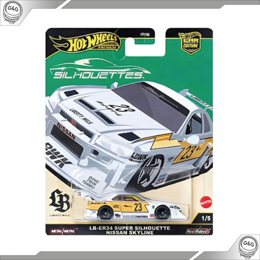 HOT WHEELS SILHOUTTES - LB-ER34 SUPER SILHOUTTE NISSAN SKYLINE
