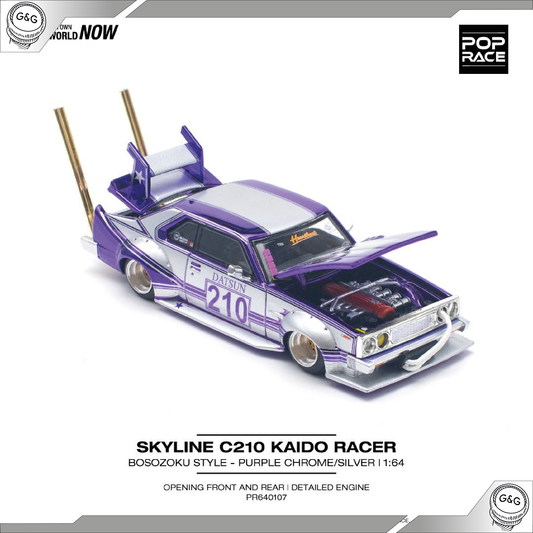 POP RACE NISSAN SKYLINE C210 *KAIDO HOUSE RACER* BOSOZUKU