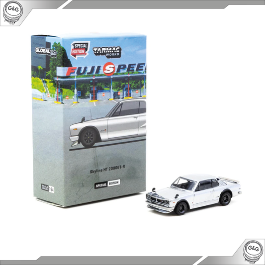 TARMAC SKYLINE HT 2000GT-R SILVER CHROME - JAPAN SPECIAL EDITION