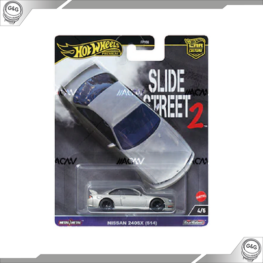 HOT WHEELS SLIDE STREET - NISSAN 240SX (S14)