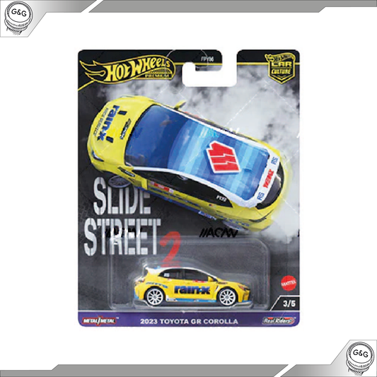 HOT WHEELS SLIDE STREET - 2023 TOYOTA GR COROLLA