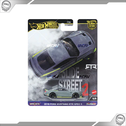 HOT WHEELS SLIDE STREET - 2018 FORD MUSTANG RTR SPEC 5