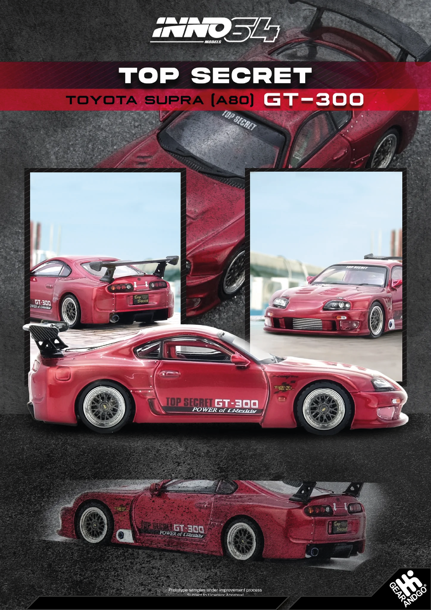 INNO64 - TOP SECRET TOYOTA SUPRA (A80) GT-300