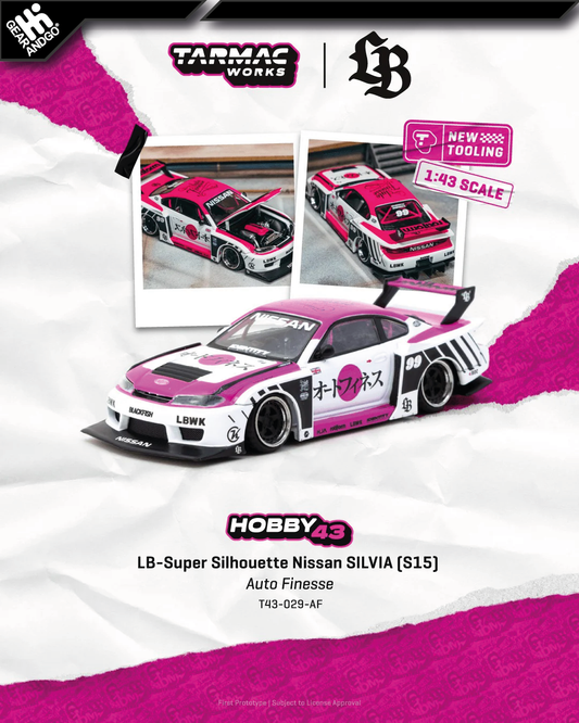 TARMAC - 1/43 - LB-SUPER SILHOUTTE NISSAN SILVIA [S15] - AUTO FINESSE