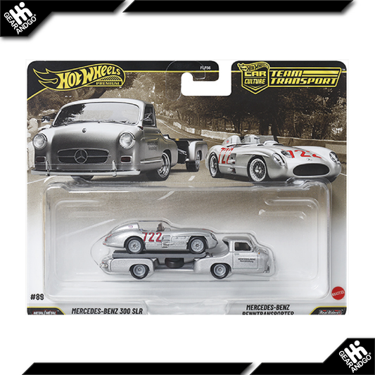 HOT WHEELS TEAM TRANSPORT - MIX 2 - 2026 - MERCEDES-BENZ 300 SLR + MERCEDES-BENZ RENNTRANSPORTER