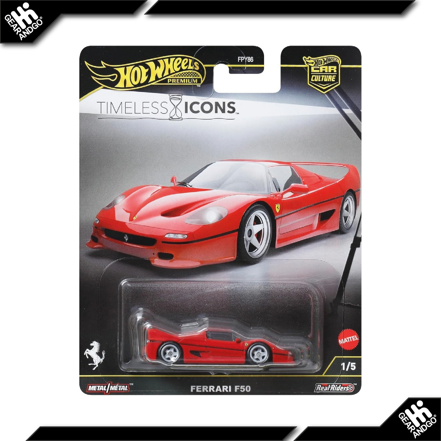 HOT WHEELS TIMELESS ICONS - FERRARI F50