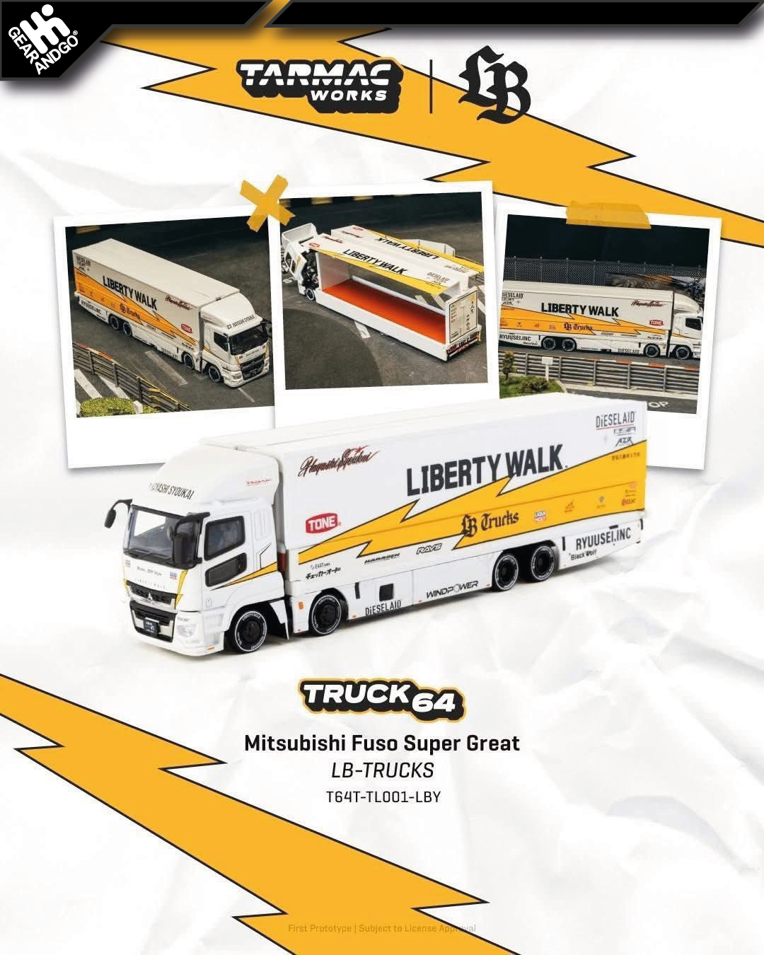 TARMAC - MITSUBISHI FUSO SUPER GREAT *LB-TRUCKS*