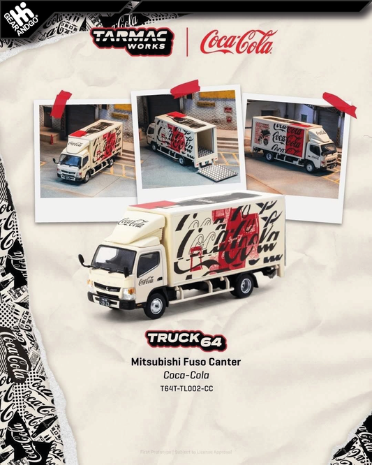 TARMAC - MITSUBISHI FUSO CANTER *COCA-COLA*