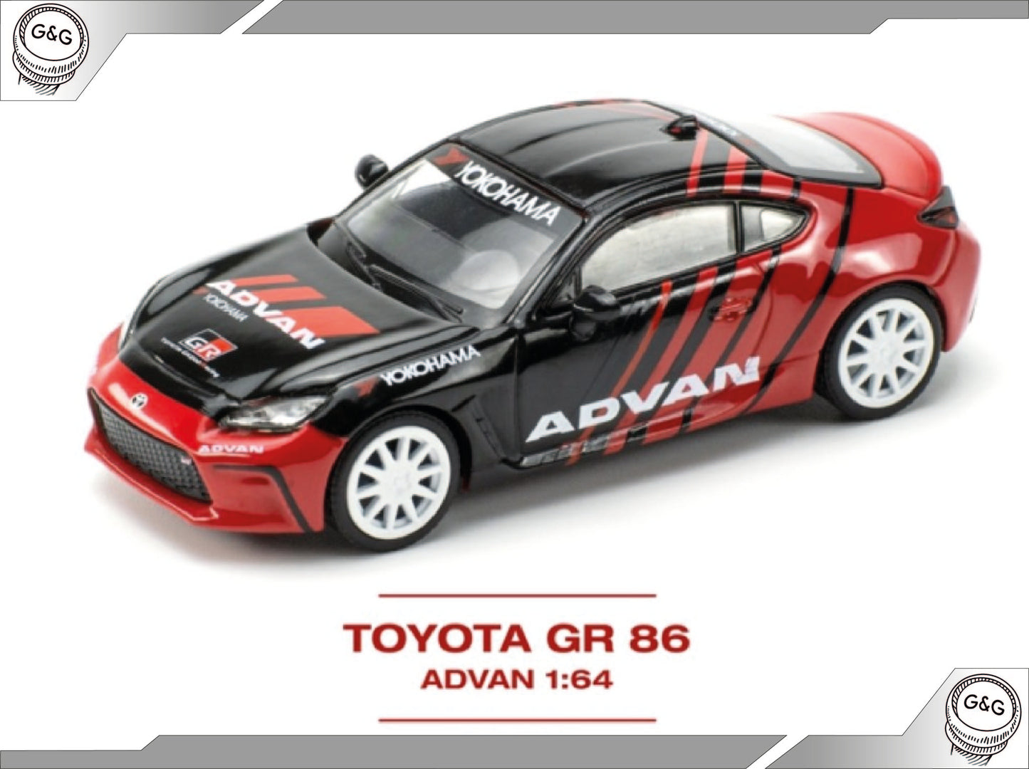 POP RACE TOYOTA GR86 ADVAN - ROZBALENÝ