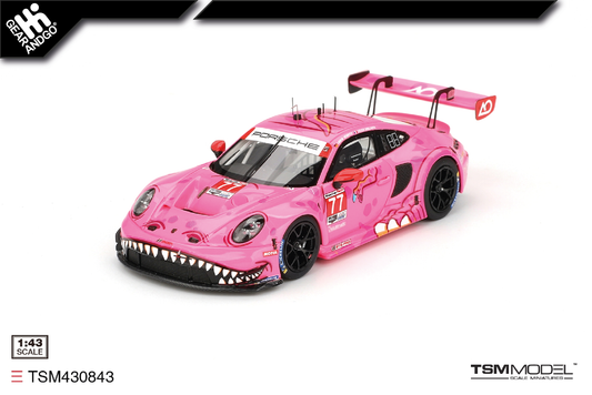 MINI GT TSM 1/43 - 2024 PORSCHE 911 (992) GT3 R #77 AO RACING ROAD AMERICA