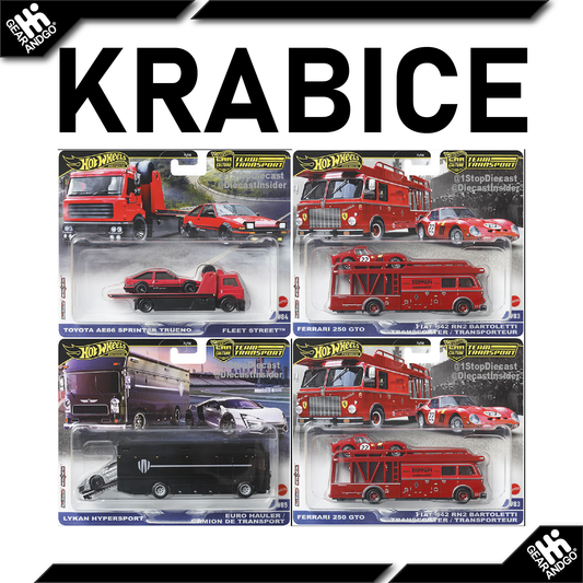 HOT WHEELS TEAM TRANSPORT - MIX 4 - 2025 (FERRARI!)