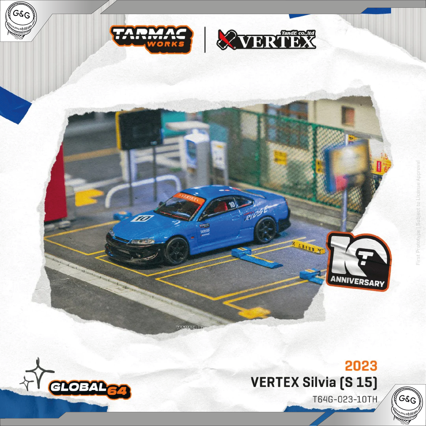 TARMAC - VERTEX SILVIA (S15) *TARMAC WORKS 10TH ANNIVERSARY*