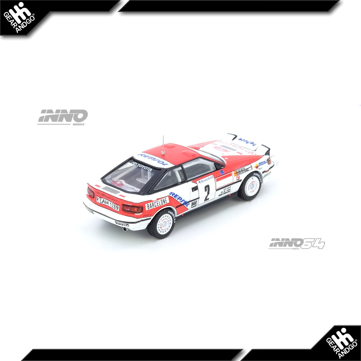 Inno64 Toyota Celica GT-Four ST165 Monte Carlo 1991 1:64