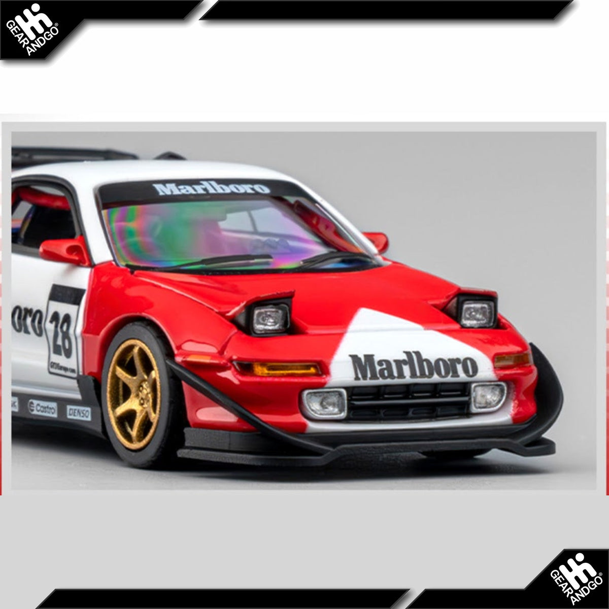 Micro Turbo Toyota MR2 SW20 Marlboro 1:64
