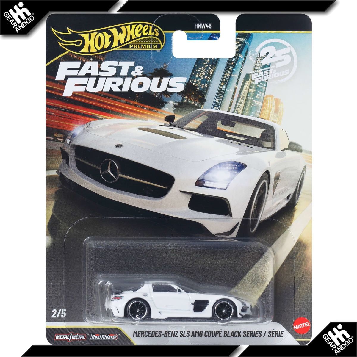 HOT WHEELS FAST & FURIOUS - MIX 4 - 2026 - MERCEDES-BENZ SLS AMG COUPÉ BLACK SERIES