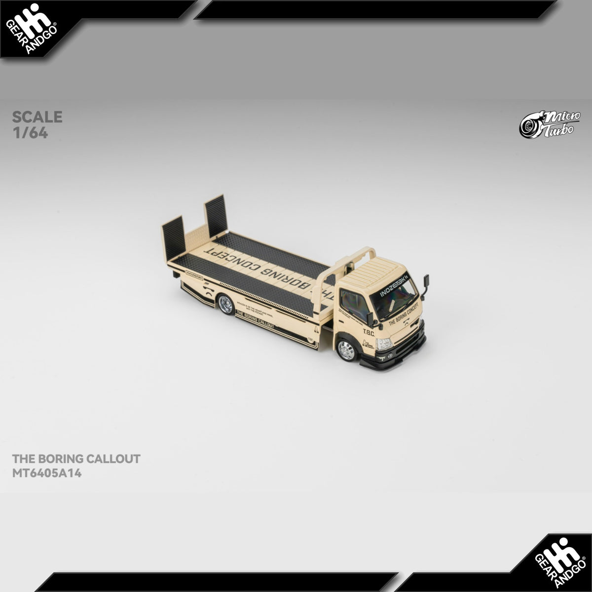 Micro Turbo Custom Tow Truck The Boring Concept 1:64
