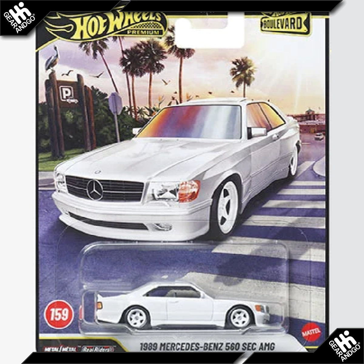 HOT WHEELS BOULEVARD #159 - 1989 MERCEDES-BENZ 560 SEC AMG