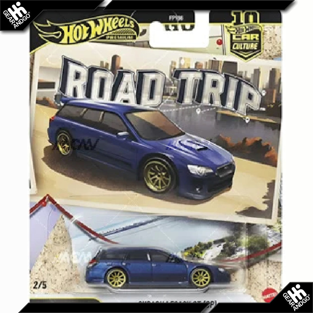 HOT WHEELS CAR CULTURE - SUBARU LEGACY GT (BP) *ROAD TRIP*