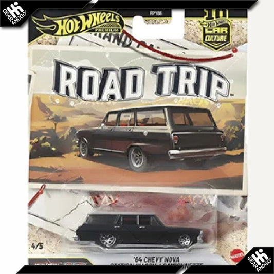 HOT WHEELS CAR CULTURE - '64 CHEVY NOVA STATION WAGON *ROAD TRIP*