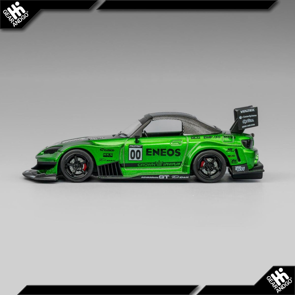 Micro Turbo Honda S2000 Race Car 1:64